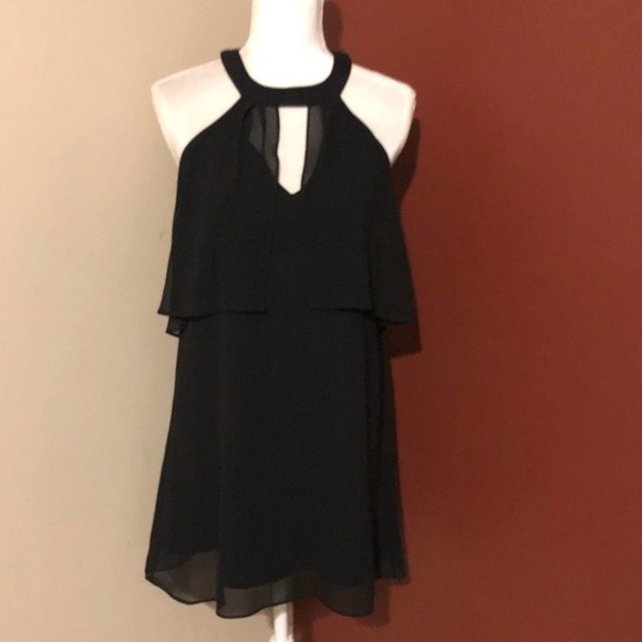 BCBGeneration Mock Neck Ruffle Dress - Picture 2 of 7